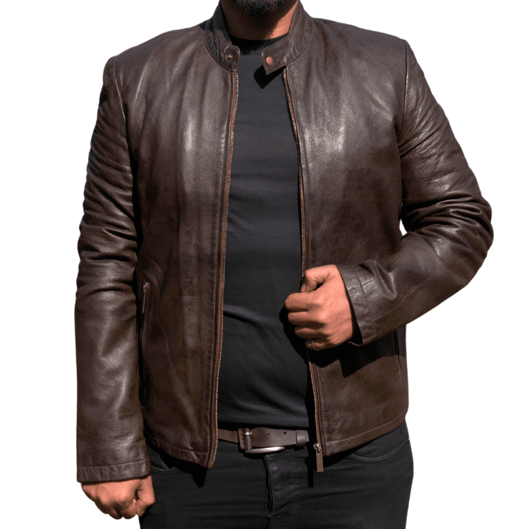 Men's Leather Jacket - 29296