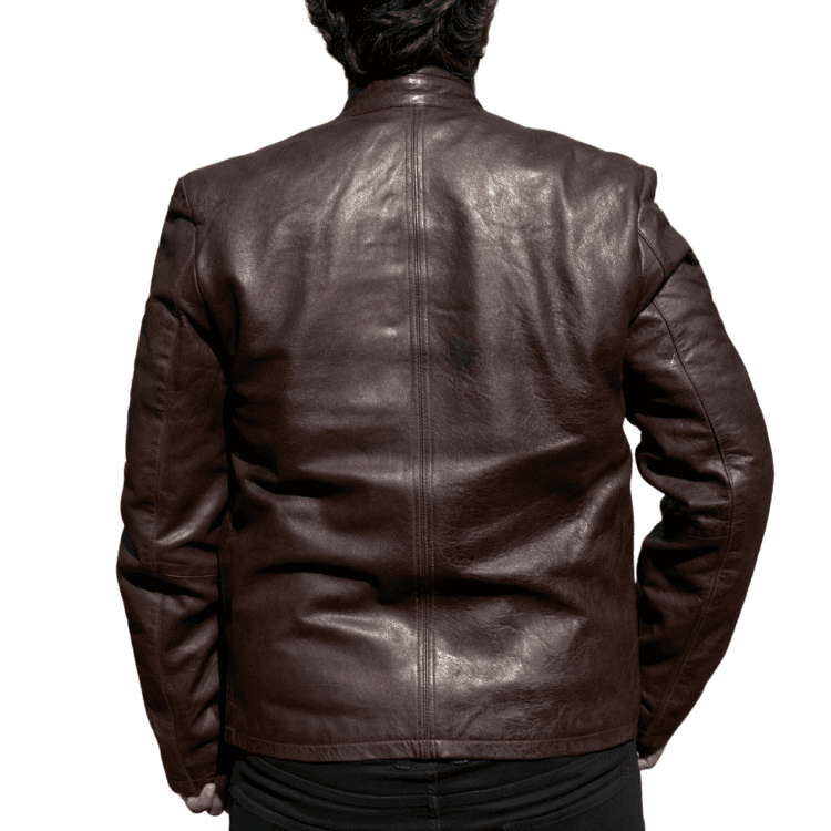 Men's Leather Jacket - 29296 - Image 2